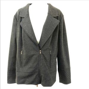 Sejour Grey Moto Jacket